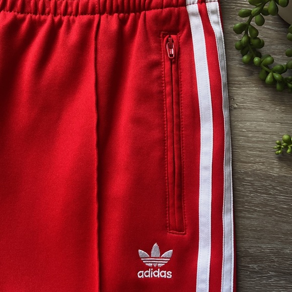 Red adidas pants - Picture 2 of 5